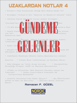 cover image of Uzaklardan Notlar 4
